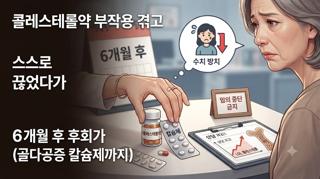 콜레스테롤약 부작용